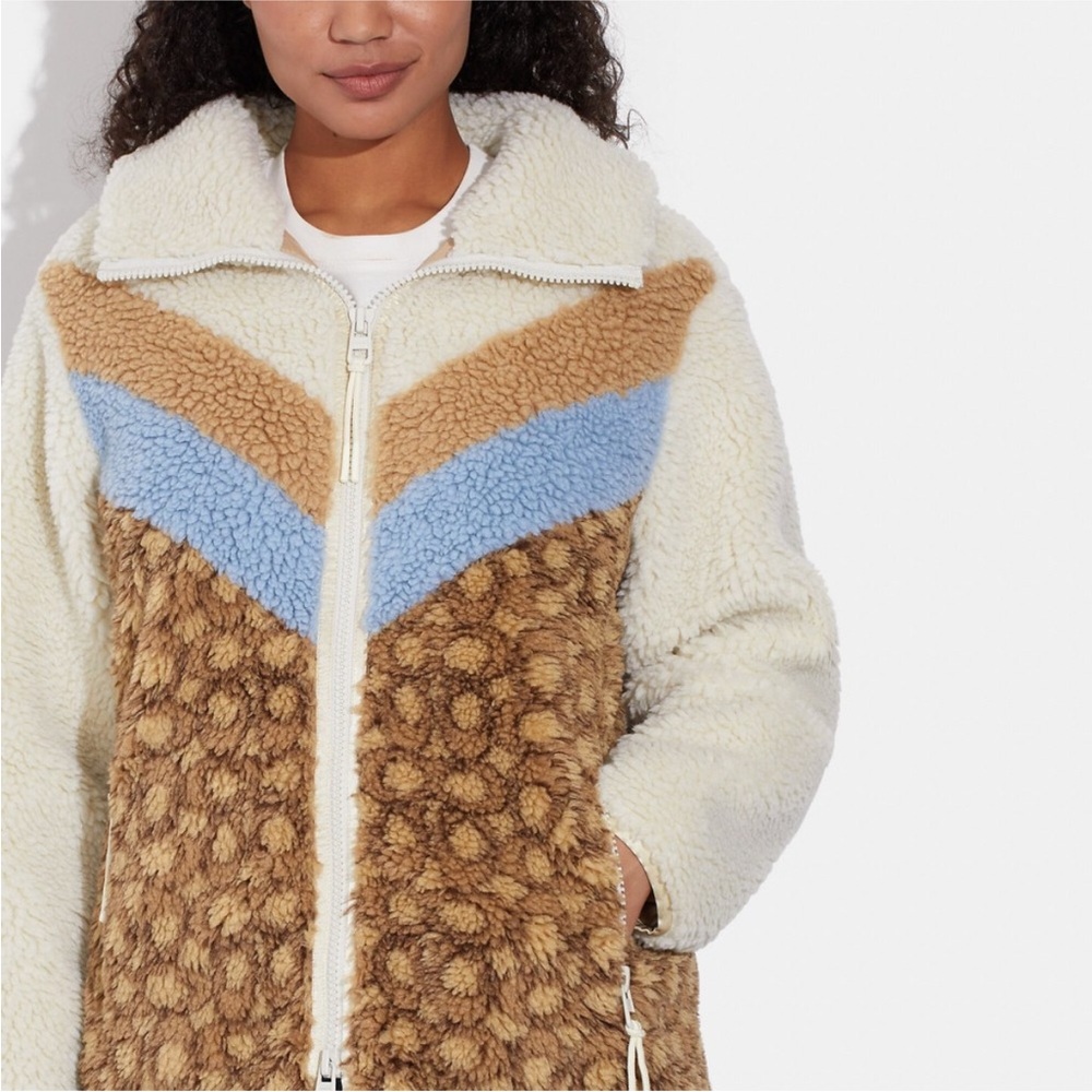 Coach Sherpa Signature Jacket